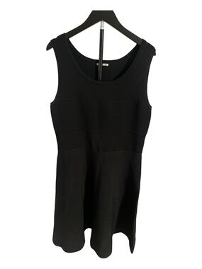 Halogen Black Sleeveless A-Line Knit Tank